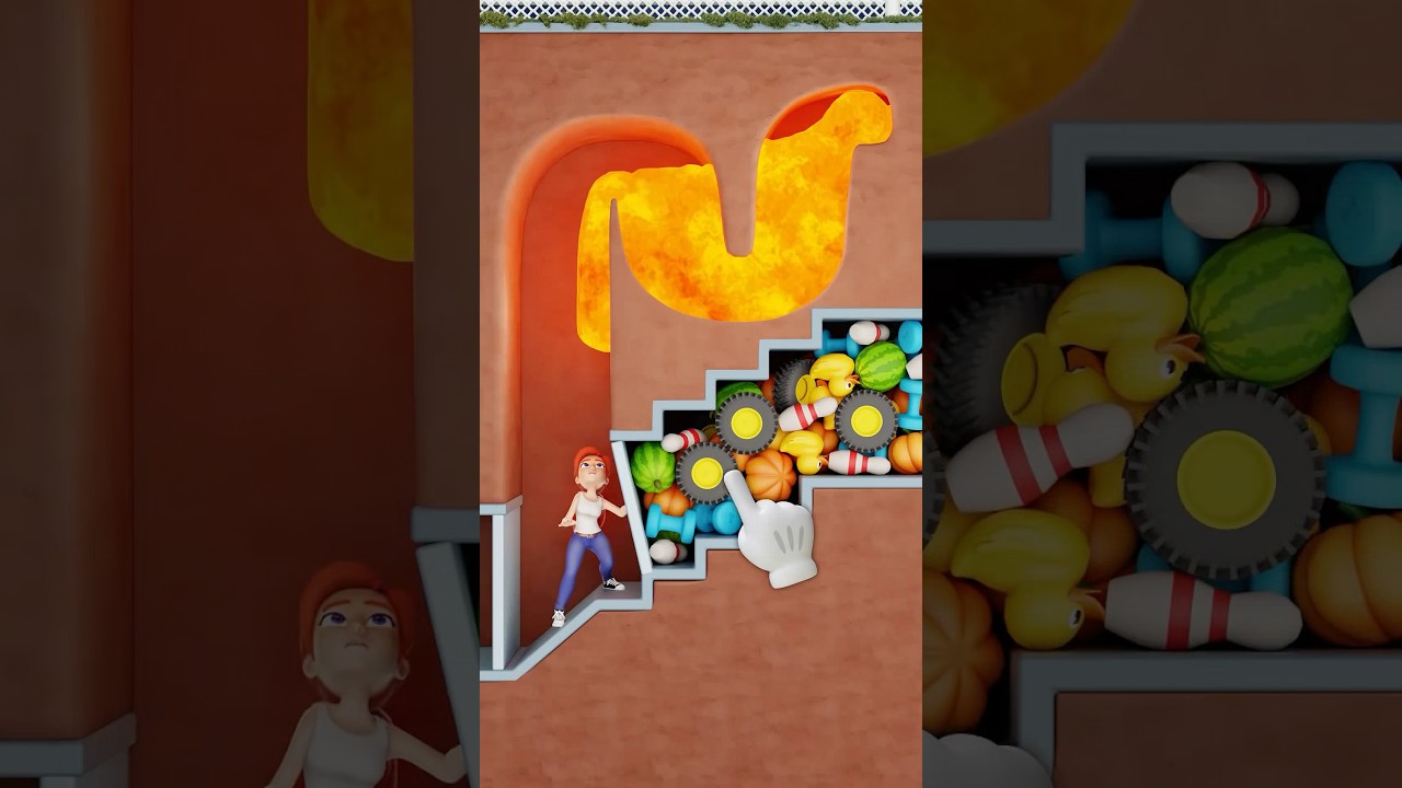 Will The Girl Survive! Match Factory Mobile Puzzle Game!😎 #shorts #gamereviews
