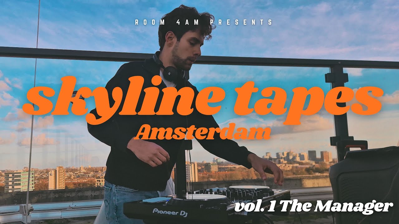 Bouncy Hard Trance DJ Mix on an Amsterdam Rooftop | Skyline Tapes vol.1: The Manager