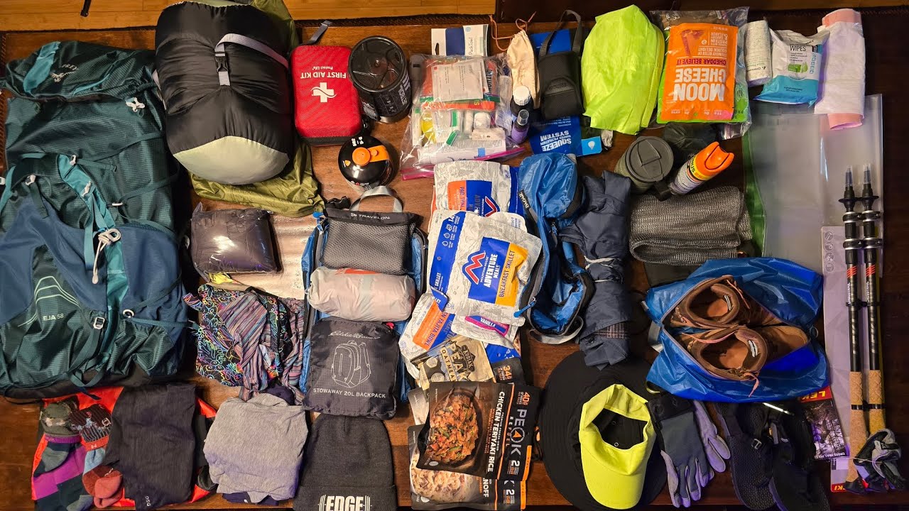 Everything we packed for havasupai falls (and how I packed it)