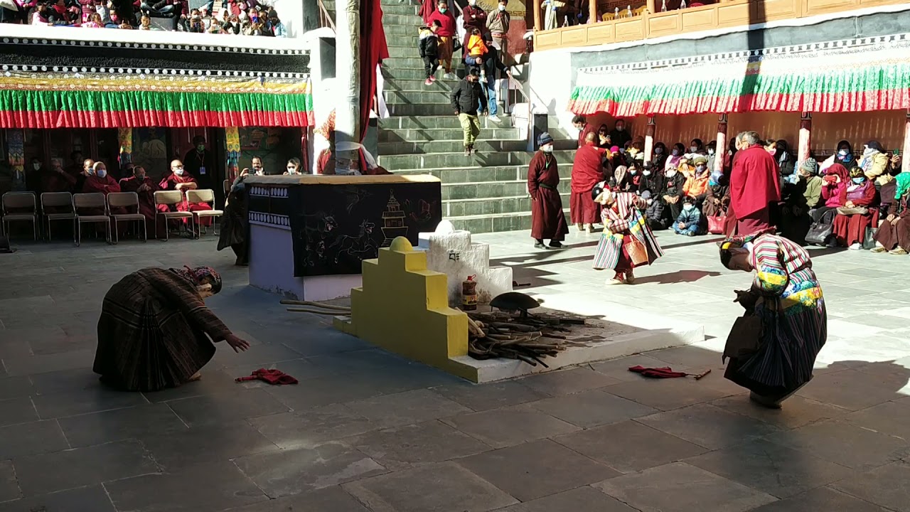 THIKSEY GUSTOR | DAY 1 | KIDS MONKS DANCE | MASK DANCE | THIKSEY | LEH LADAKH | STANZIN SS | CHAMS |