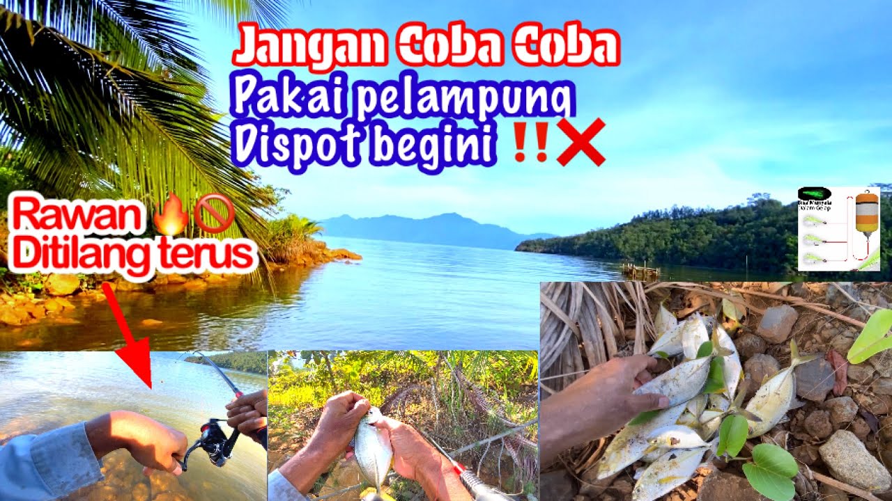 Begini alasan ‼️ kenapa mancing disini tidak boleh membawa hanya satu pelampung || Rawan 🚫🔥