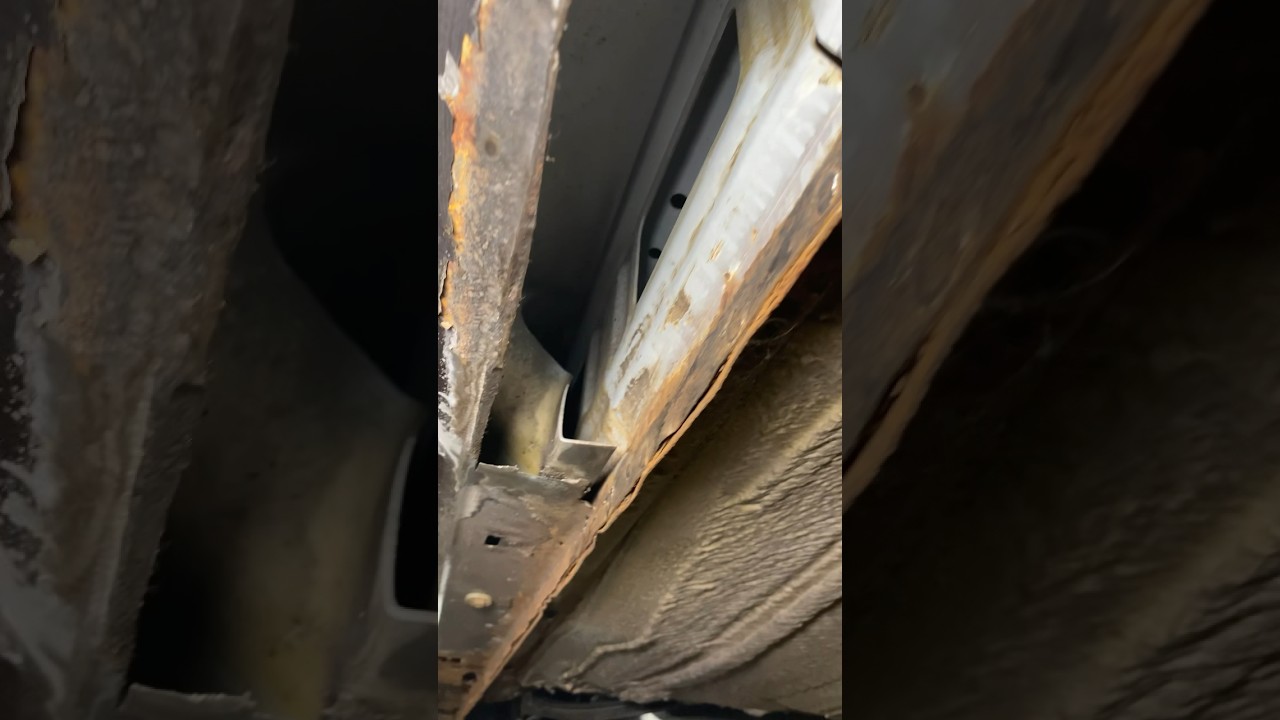 Sill ready for welding new panel in.  #short #welding #ford