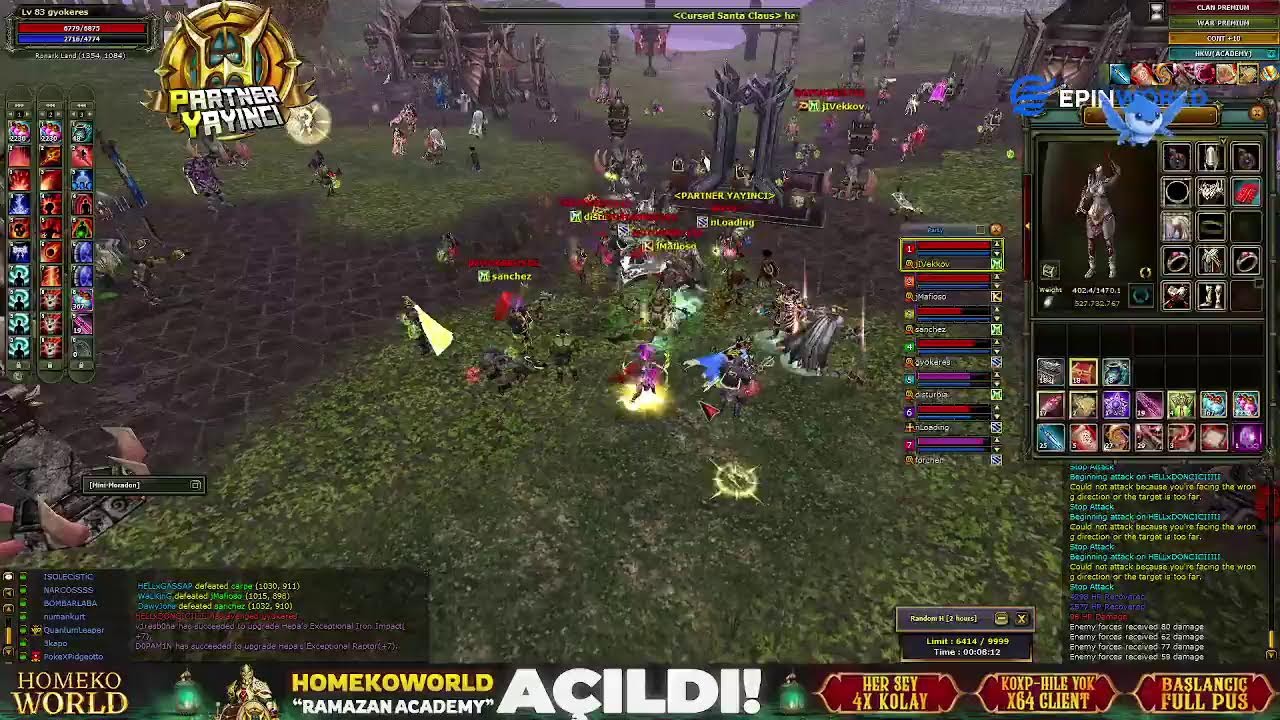 🏆HomekoWorld🏆3.Ayında Yeni Academy Binlerce Oyuncuyla Açıldı! | %200 Kolay! | Full PUS Hediye! | #