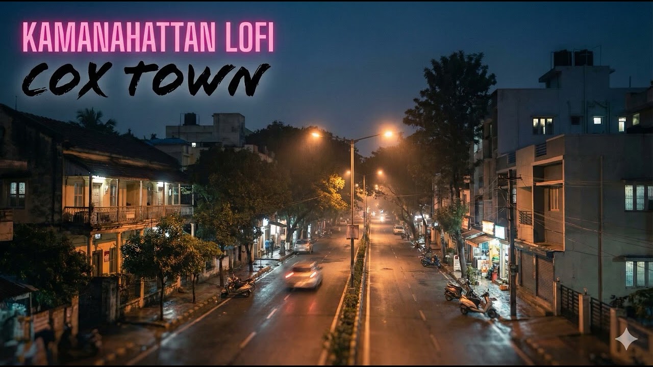 Streets That Stay Awake (Cox Town) — Late Night Lofi | Study / Sleep / Relax Beats