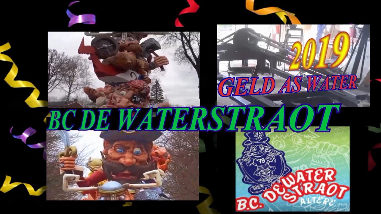 BOUWCLUB BC DE WATERSTRAOT 2019   (  MOTTO VAN 2019 GELD AS WATER  )
