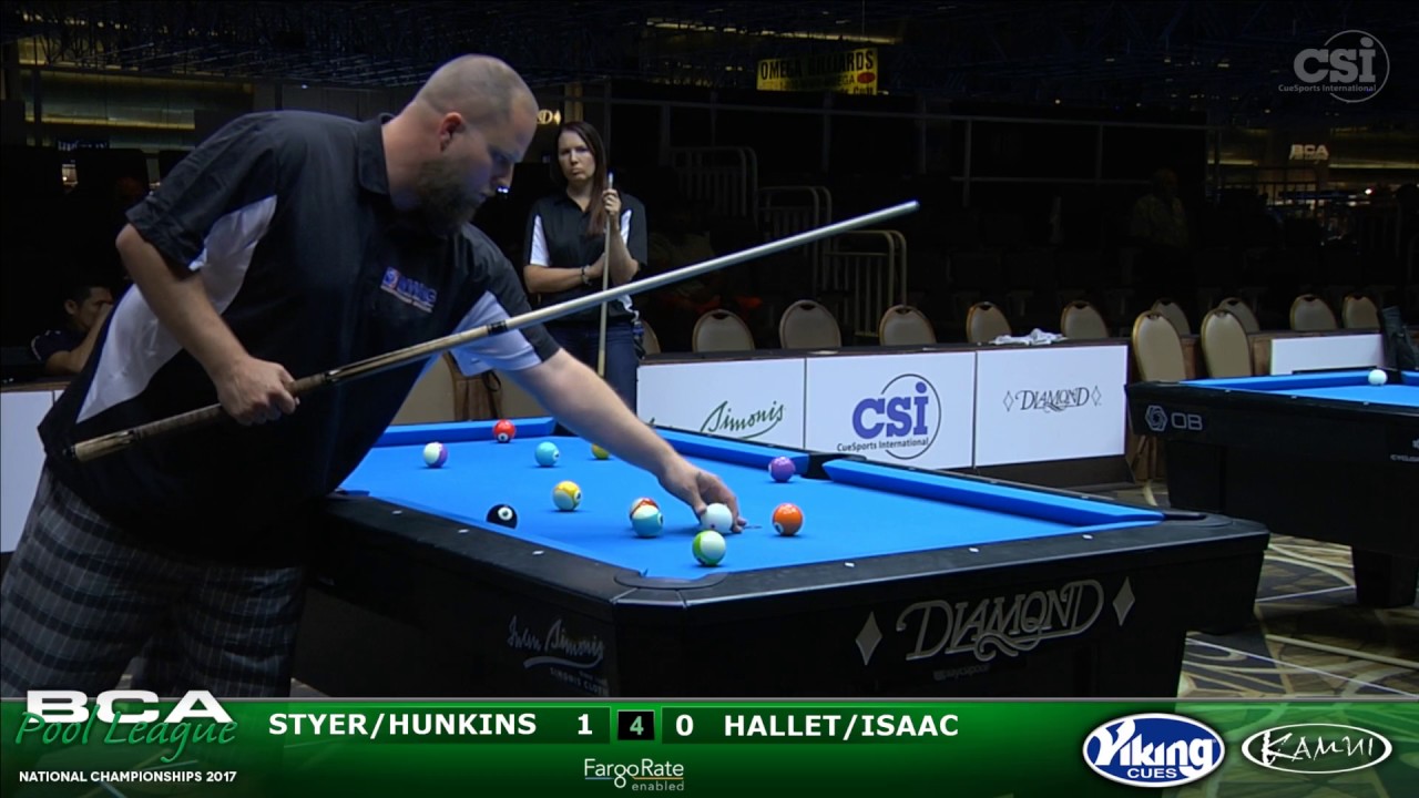 2017 BCAPL Nationals - 8-Ball Platinum Scotch Doubles: Styer/Hunkins vs Hallet/Isaac