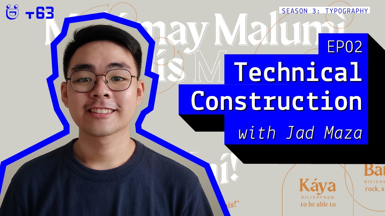 Technical Construction of Type with Jad Maza | Filipino Type Design