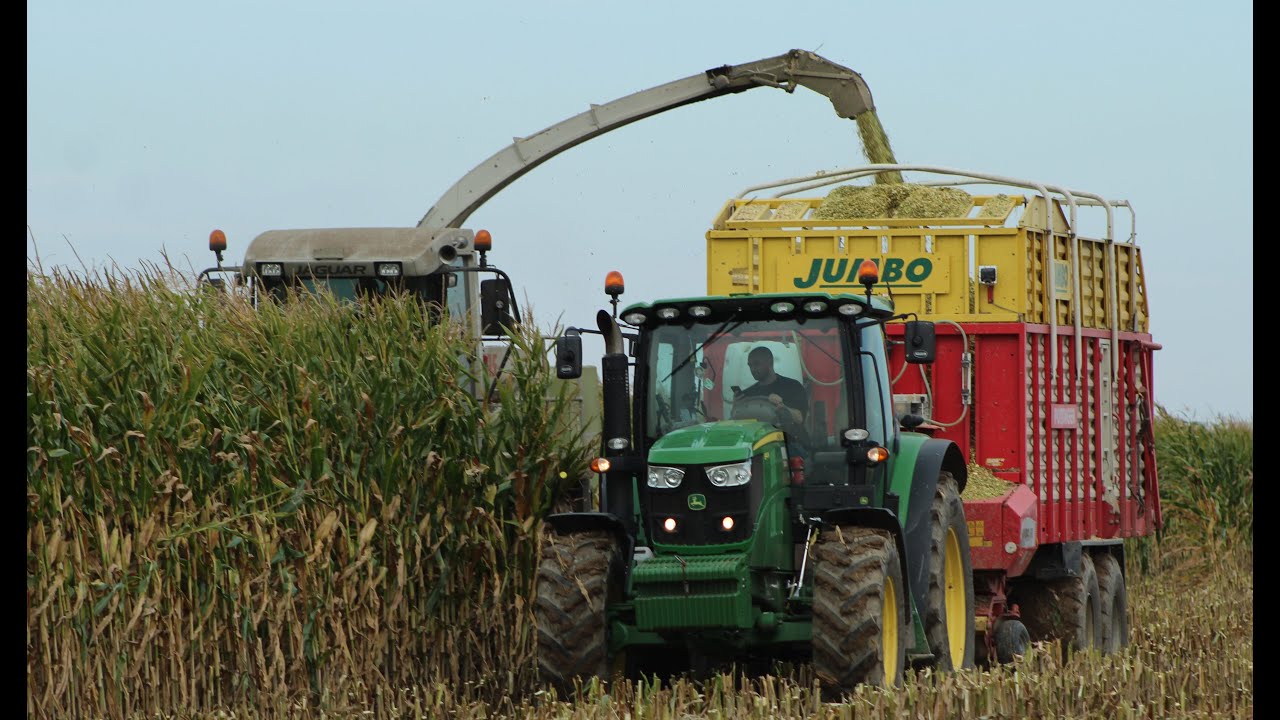 SILÁŽE 2020 HROMAS Služby / CLAAS JAGUAR 850, 4x JOHN DEERE, 2x CASE