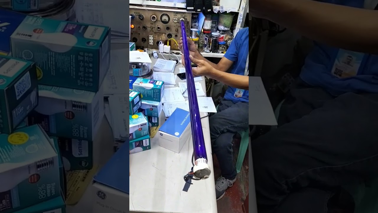 36W Blacklight Fluorescent Tube #osram #Blacklight #Ultraviolet #Irisram #fluorescent