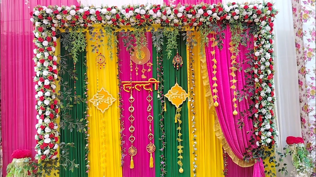 Jaymal, हल्दी, मेहंदी, Gallery Decoration #decoration #jaymal #gallery