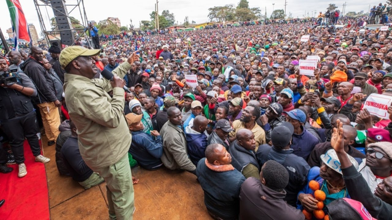 LIVE!! RAILA ODINGA & HIS AZIMIO BRIGADE AT BONDO STADIUM, SIAYA COUNTY!!