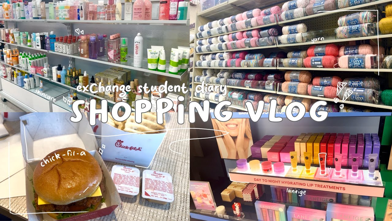 Shopping vlog 🛍️🌸 | trying Chick-fil-a, Tjmaxx, Sephora