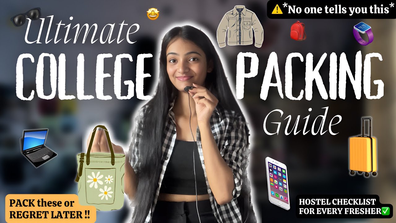 What to Pack for College🎒 | Shopping for Hostel & College Essentials🛍️