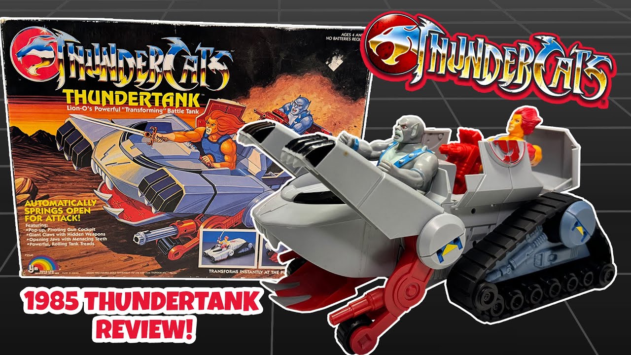 1985 Thundercats Thundertank Review!!! Vintage LJN Thundercats Toys!