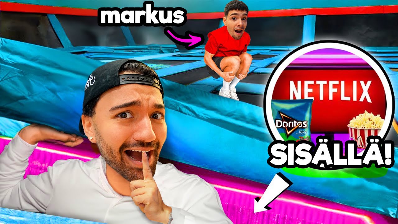 RAKENNETTIIN SALAINEN PELIHUONE SUPERPARKKIIN! | @Markus Antonio