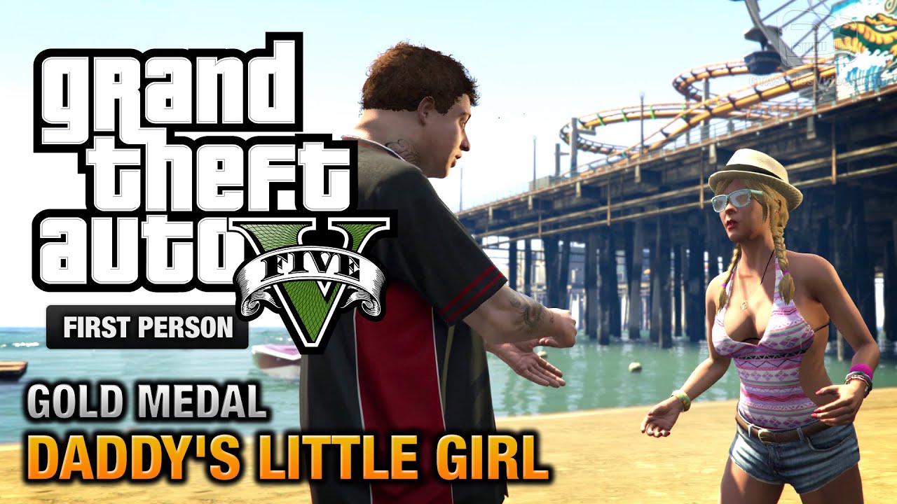 GTA 5 - Mission #7 - Daddy's Little Girl [First Person Gold Medal Guide - PS4]