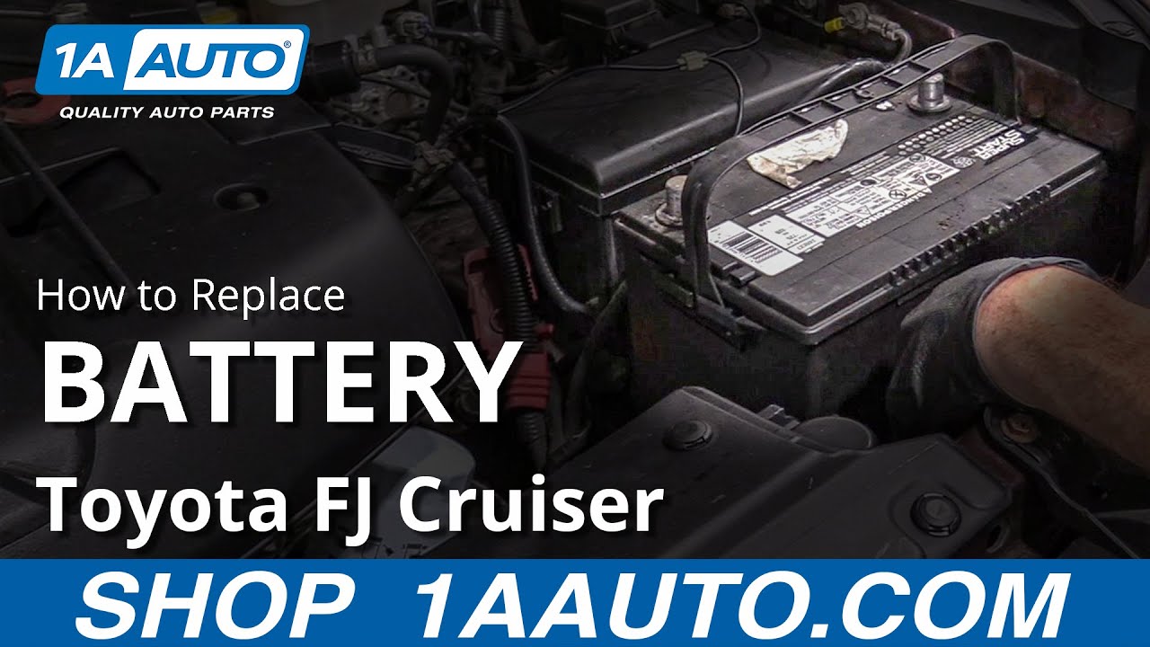 How to Replace Battery 07-14 Toyota FJ Cruiser