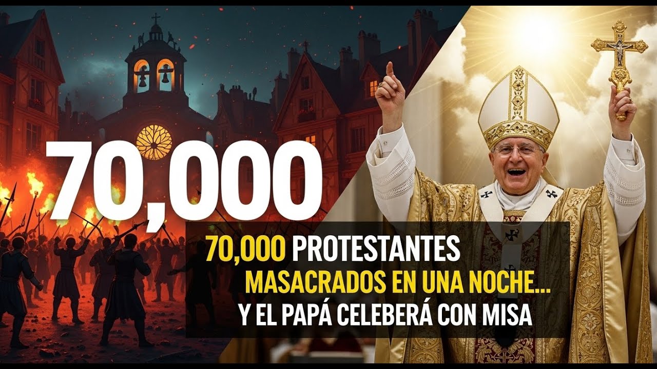 HUGUENOTES: 70,000 Protestantes Masacrados En UNA Noche... Y El Papa Celebró Con Misa