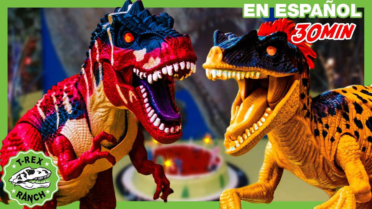 Juguetes de Dinosaurio para la fiesta de cumpleaños de LB | Videos de dinosaurios para niños