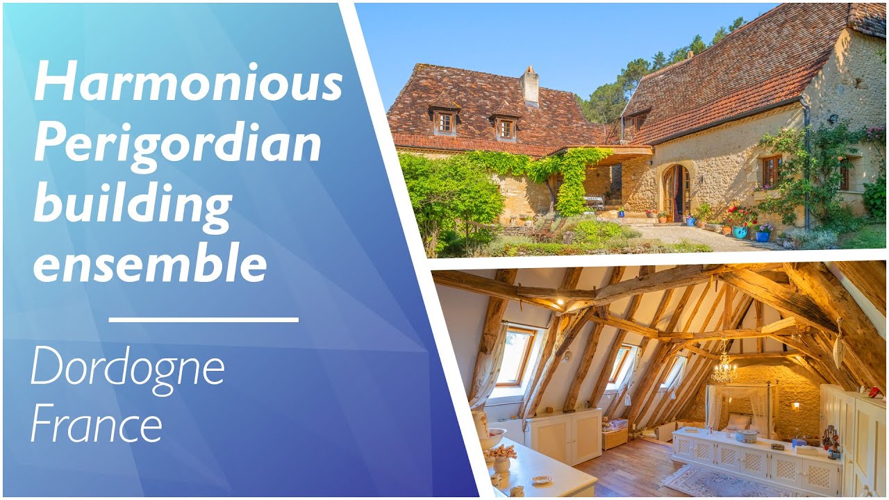 Harmonious Perigordian building ensemble in a quiet setting for sale in Dordogne - Ref.: 111529JF24