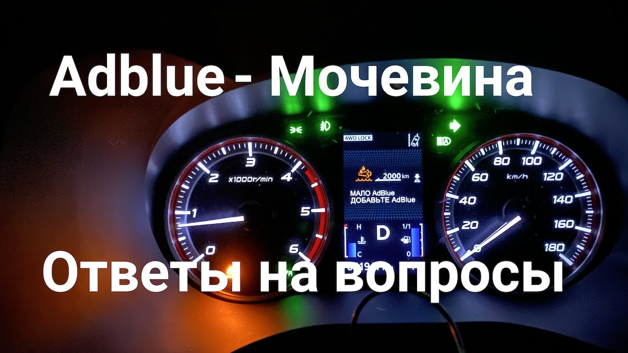 Mitsubishi Delica AdBlue МОЧЕВИНА  Зачем и Сколько?