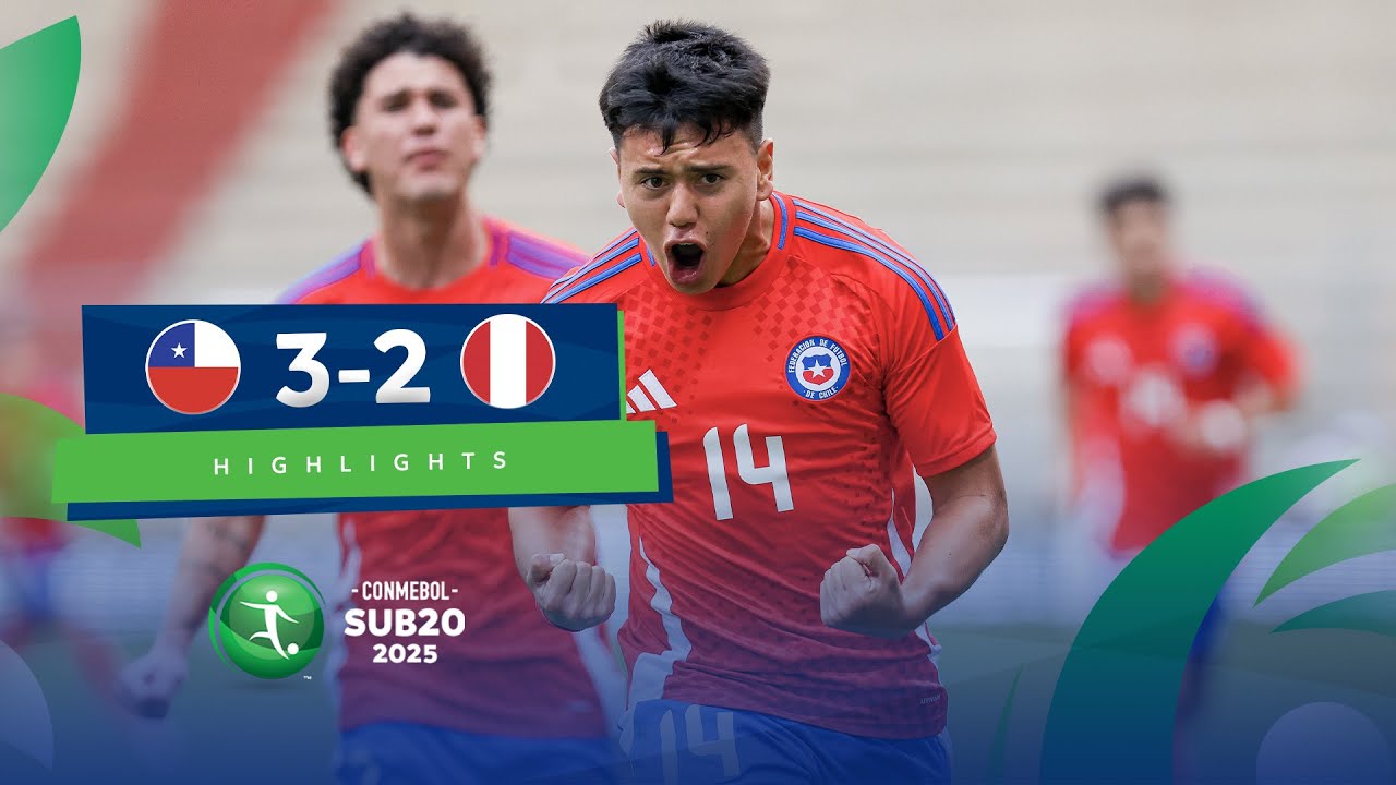 CHILE vs. PER&Uacute; [3-2] | RESUMEN | CONMEBOL SUB20 | FASE DE GRUPOS