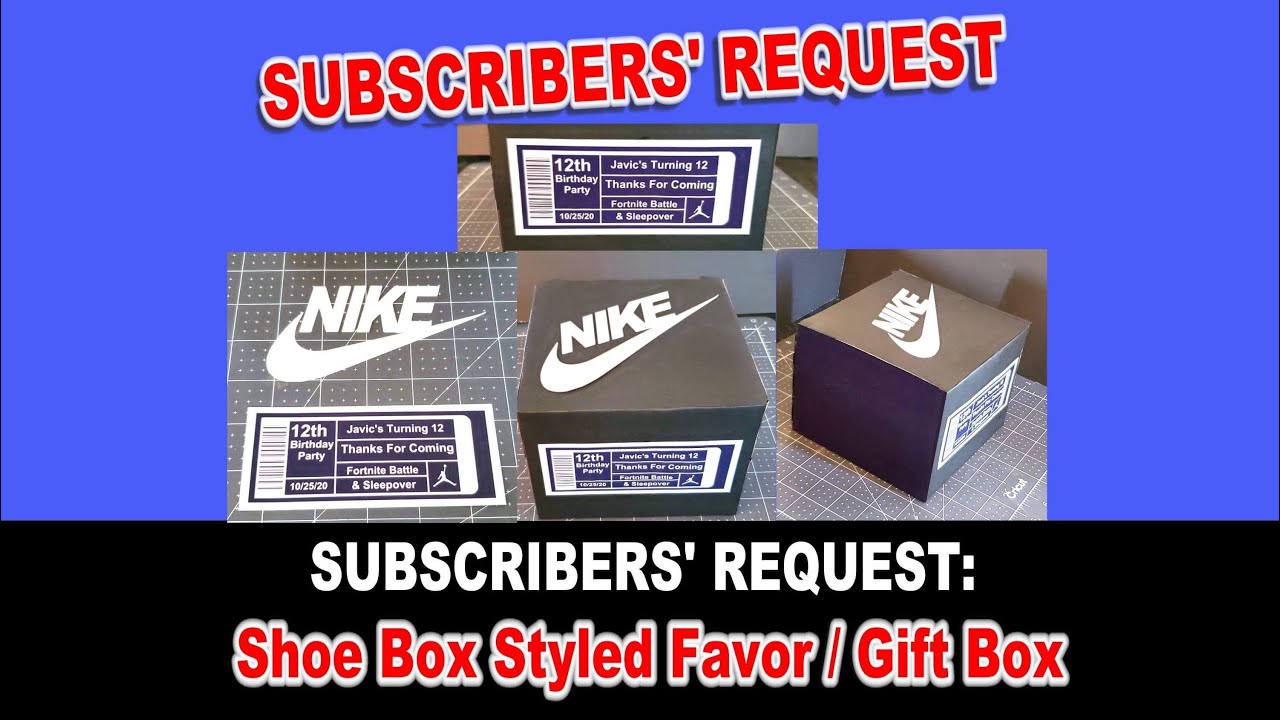 SUBSCRIBERS' REQUEST:  Shoe Box Styled Gift & Favor Boxes
