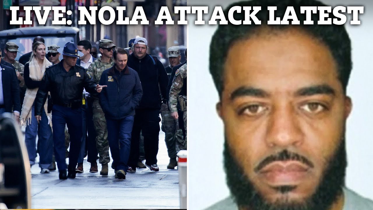 LIVE: New Orleans terror attack press conference as death toll rises to 15