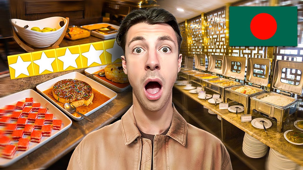 Trying the Best Buffet in Bangladesh! 🇧🇩 