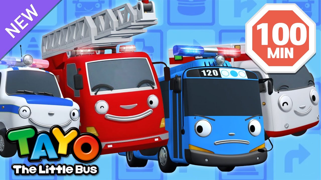[100分] ゆうかんなくるま🚒 l パトカーアニメ🚔 l タヨ 人気本編 l 楽しい童話の時間