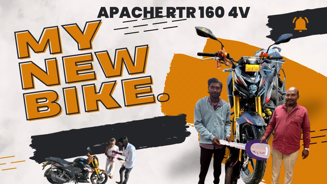 My new BIKE 🏍️.  Apache ride experience. ||. My travelling bike.     