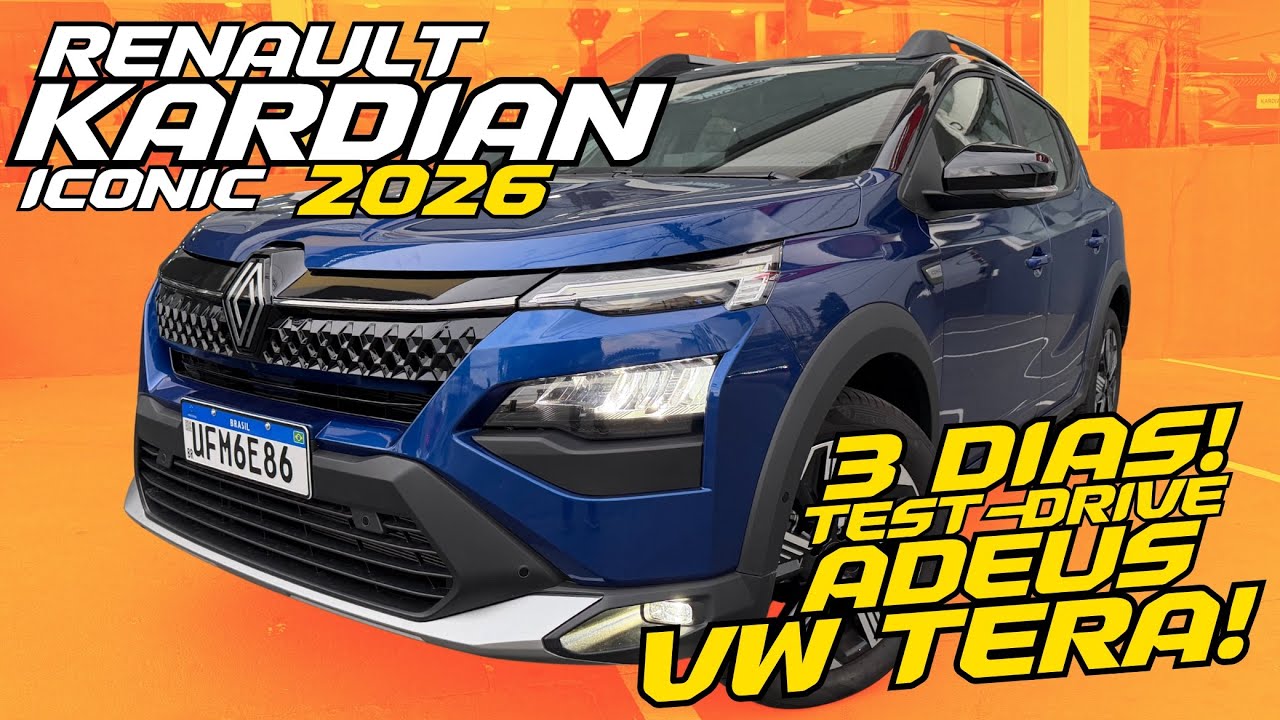 Novo Renault Kardian Iconic 2026 - MAIS COMPLETO DOQUE TODOS SEUS CONCORRENTES!