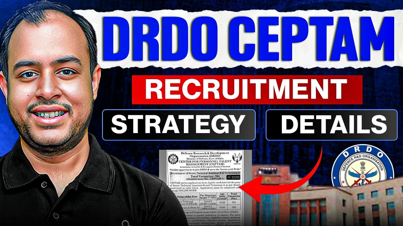 DRDO CEPTAM Recruitment | Strategy | Details | Ankit Goyal | One Man Army