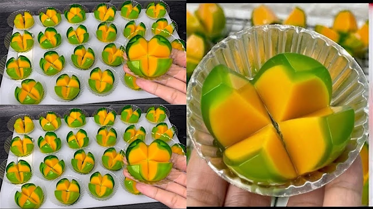 Ide jualan Takjil yang menarik bulan puasa nanti ‼️ Puding Mangga Mekar 