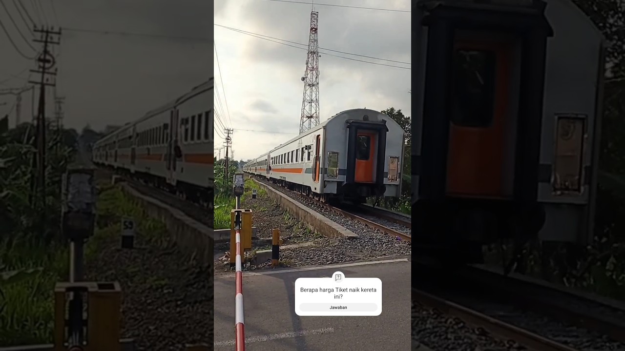 Ada yang tau berapa Harga Tiket naik kereta ini? #trendingshorts #keretaapi #sukabumikota #tranding