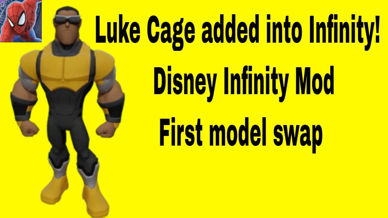 Luke Cage added into Infinity! | Disney Infinity Mod | First model swap.