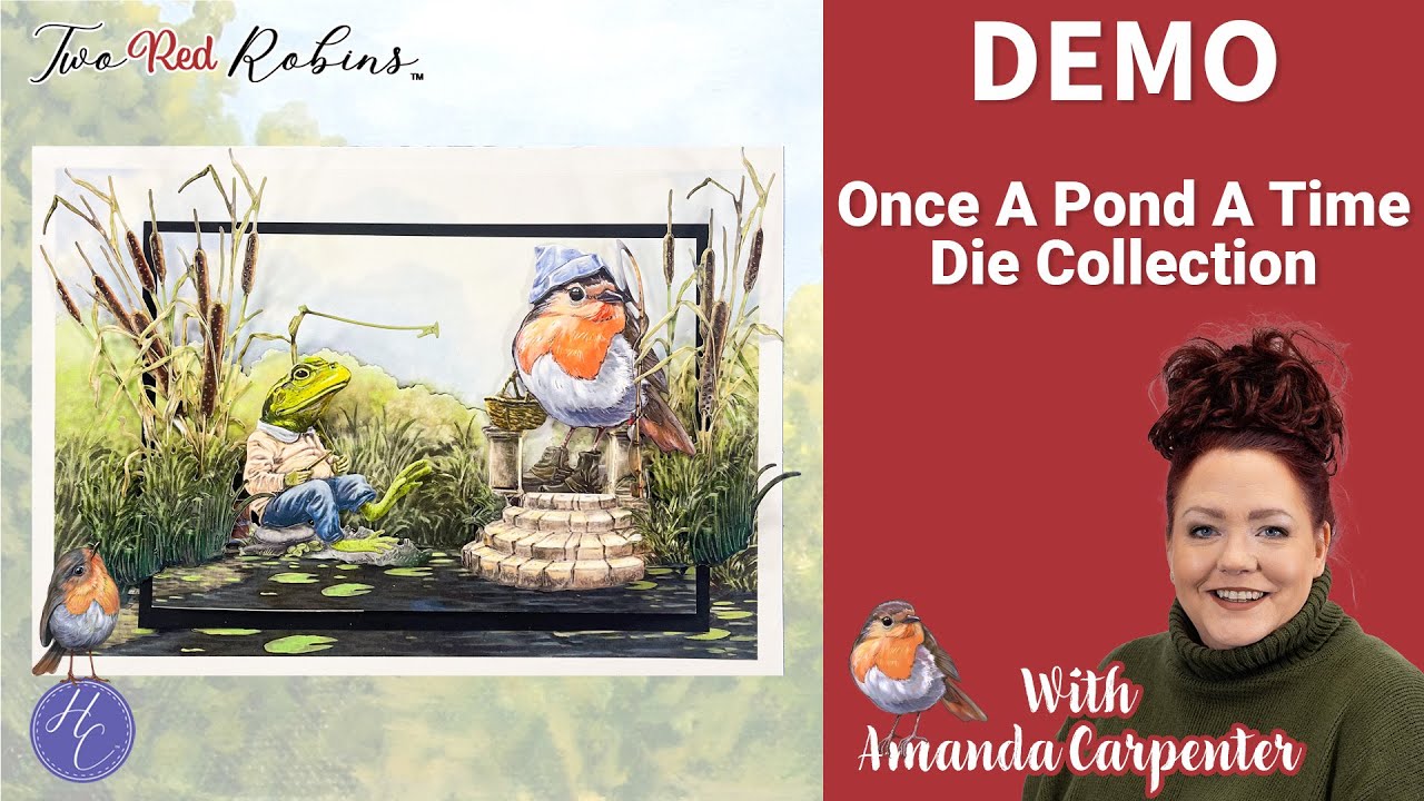 Once A Pond A Time Die Collection | Demo | Two Red Robins | Highlight Crafts