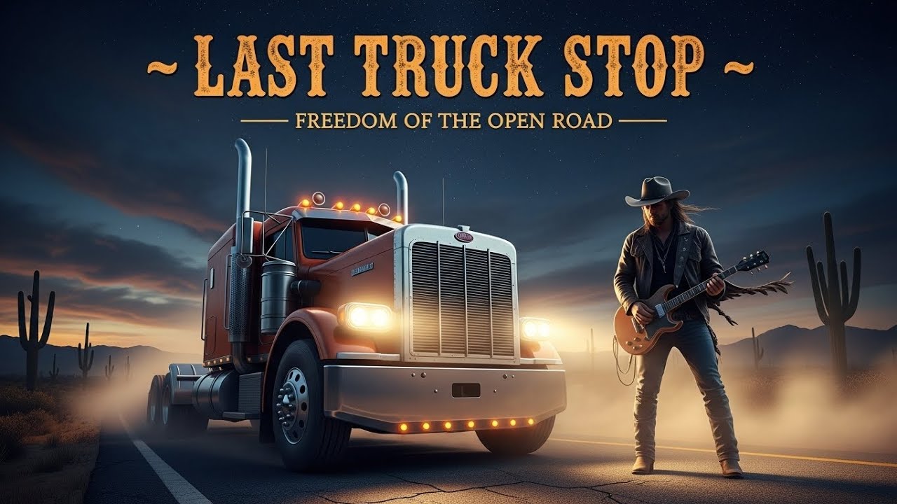 Lonely Highways & Texas Country Ballads for Truckers 🌠 #countryvibes  #longroaddon  #TruckLife