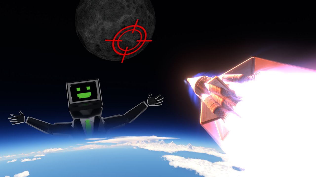 Crafting Horrendous Rockets to Reach the Mun in KSP