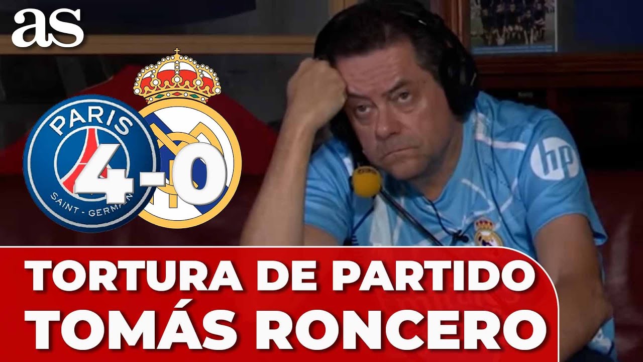 Para RONCERO fue una TORTURA: el BAILE del PSG con GOLEADA al REAL MADRID de Xabi Alonso