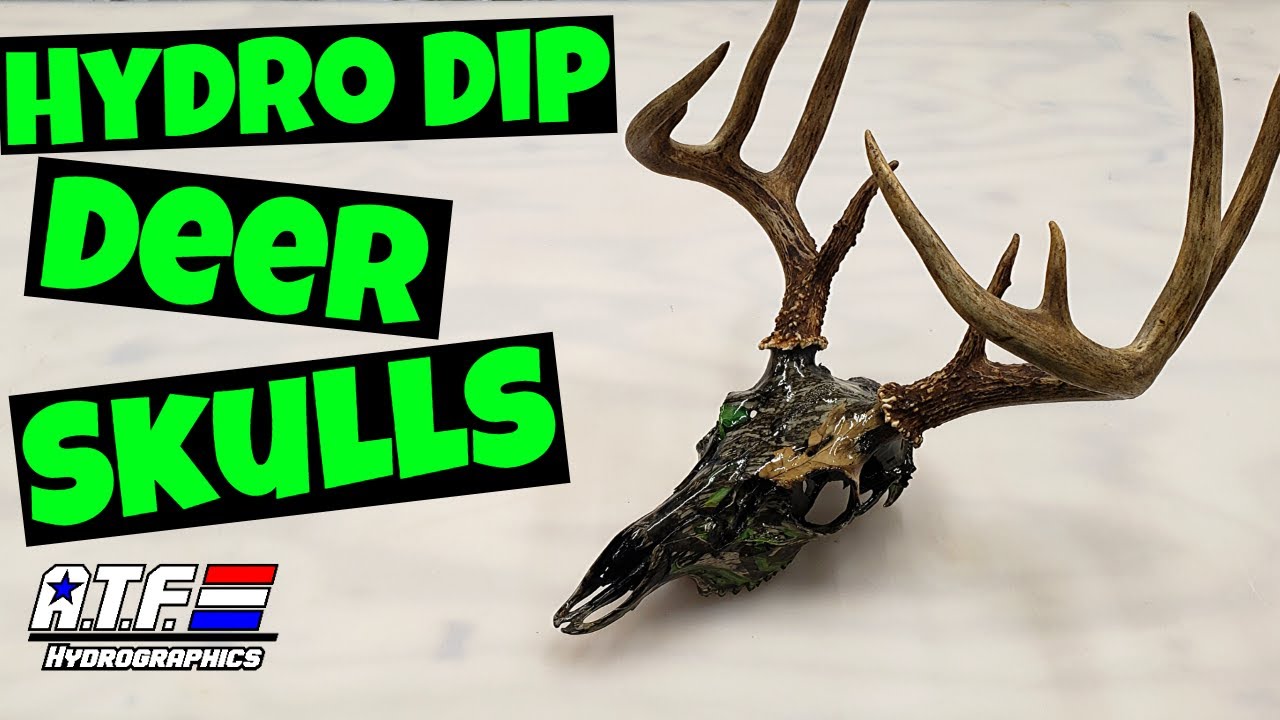 HYDRO DIP DEER SKULLS - Mossy Oak Camo!