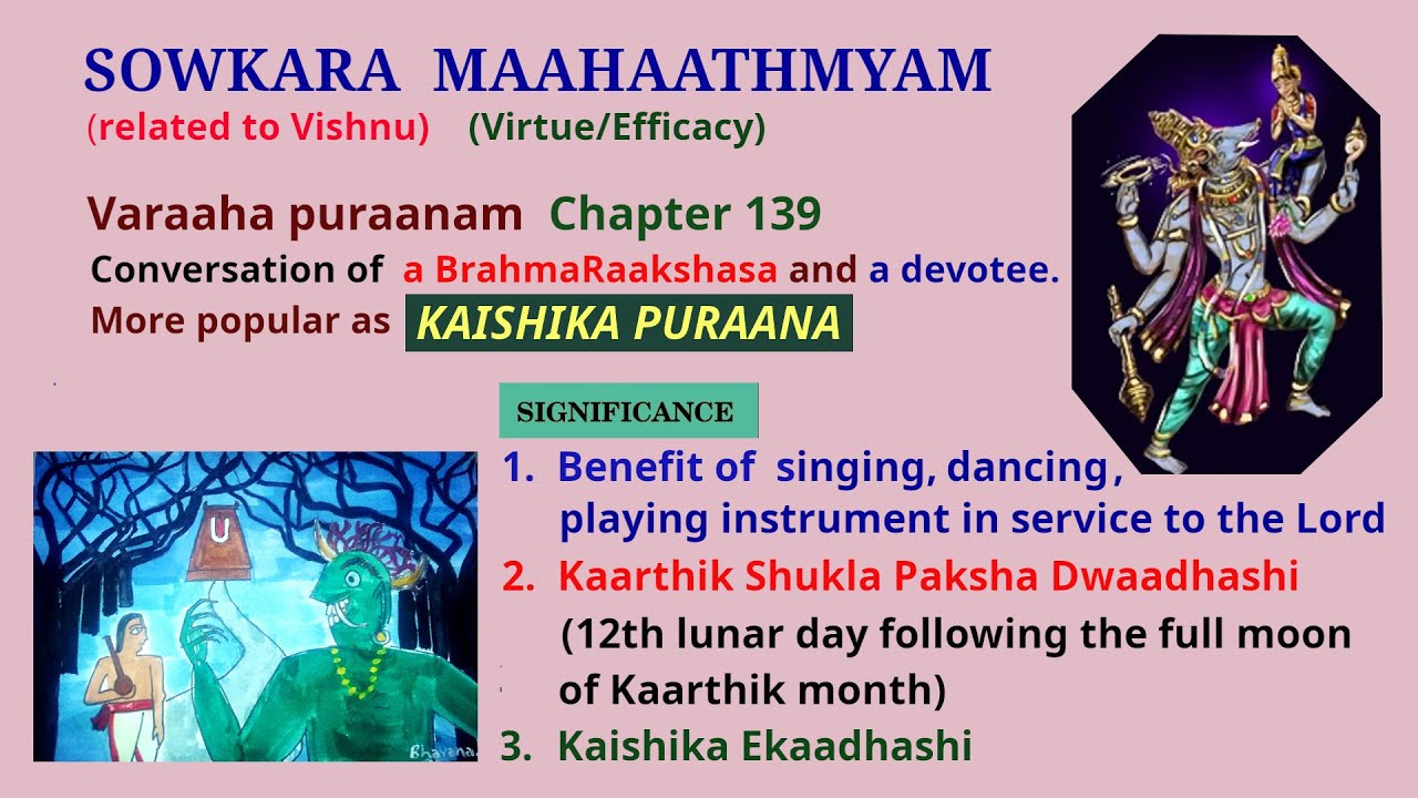 KaishikaPurana_Conversation of BrahmaRakshasa_and_a_devotee_VaraahaPurana_Chapter_139