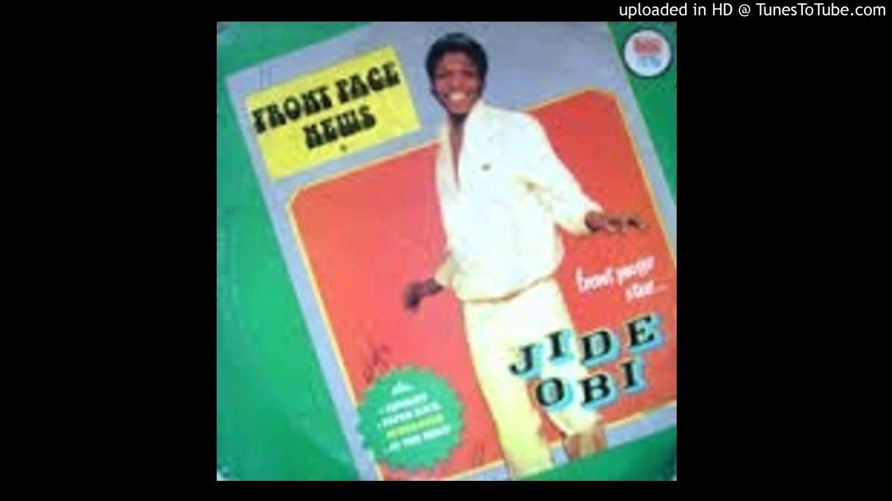 JIDE OBI - FRONT PAGE NEWS