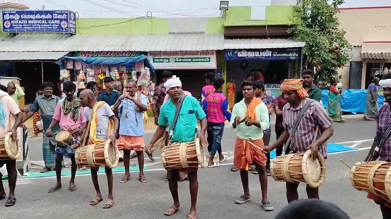 கொளப்பலூர் ஸ்ரீபச்சைநாயகி அம்மன் தேர் திருவிழாவில் கெட்டு தவில் இசை @GAbineshking