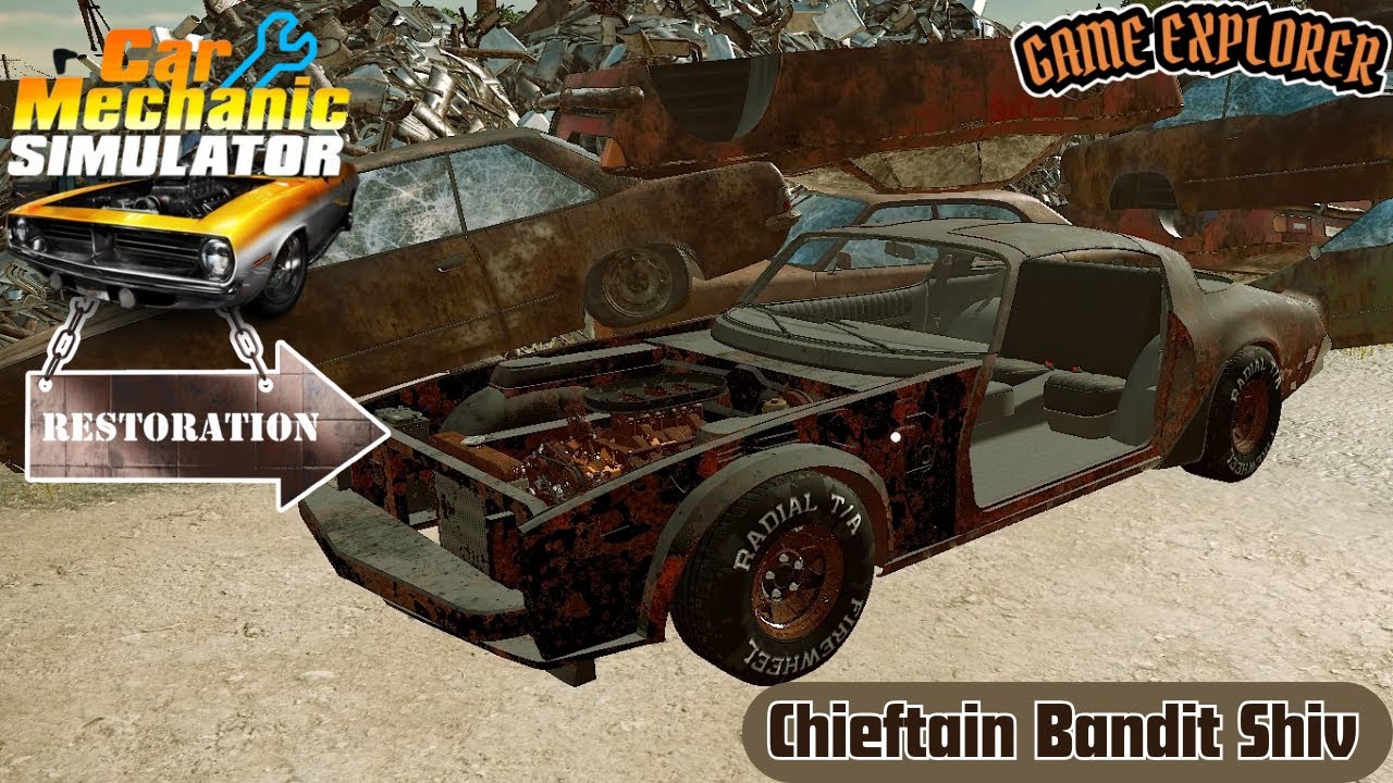 Chieftain Bandit Shiv Junkyard Restoration | Car Mechanic Sim | Game Explorer