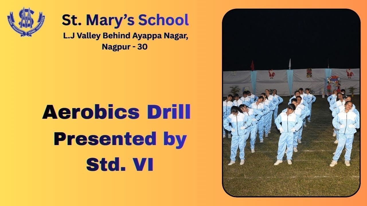 Aerobics Drill Presented  by  Std  VI (Sports Day 2025 - 2026)