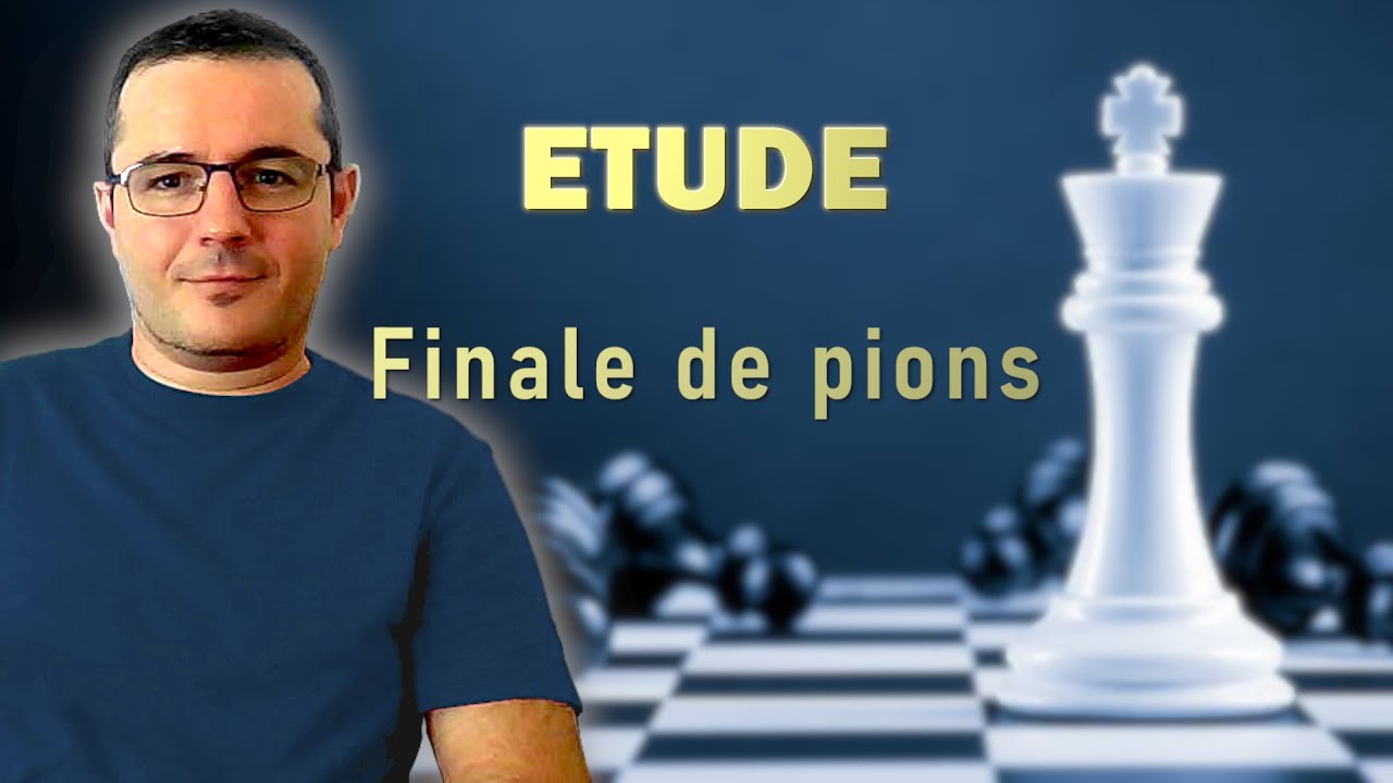 Une étude INCROYABLE (finale de pions).
