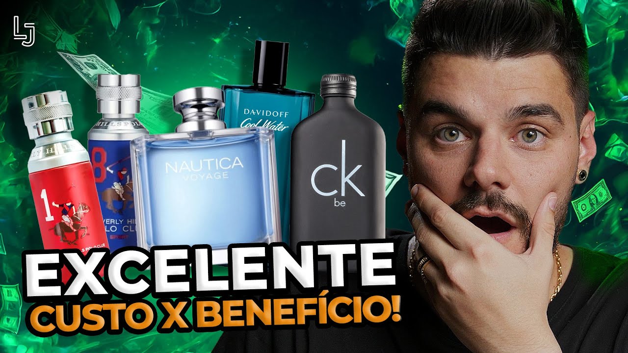 05 PERFUMES IMPORTADOS COM EXCELENTE CUSTO X BENEFÍCIO! CUSTAM POUCO MAS ENTREGAM MUITO!