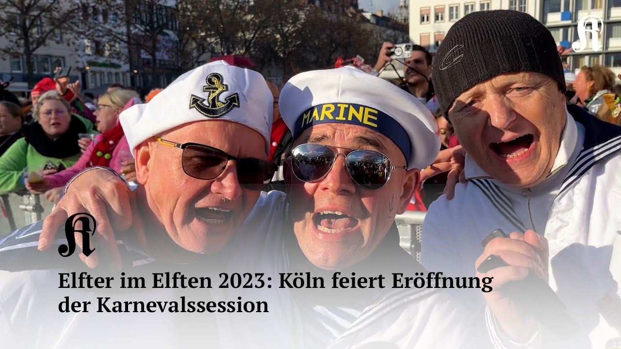 Elfter im Elften 2023: Köln feiert Eröffnung der Karnevalssession