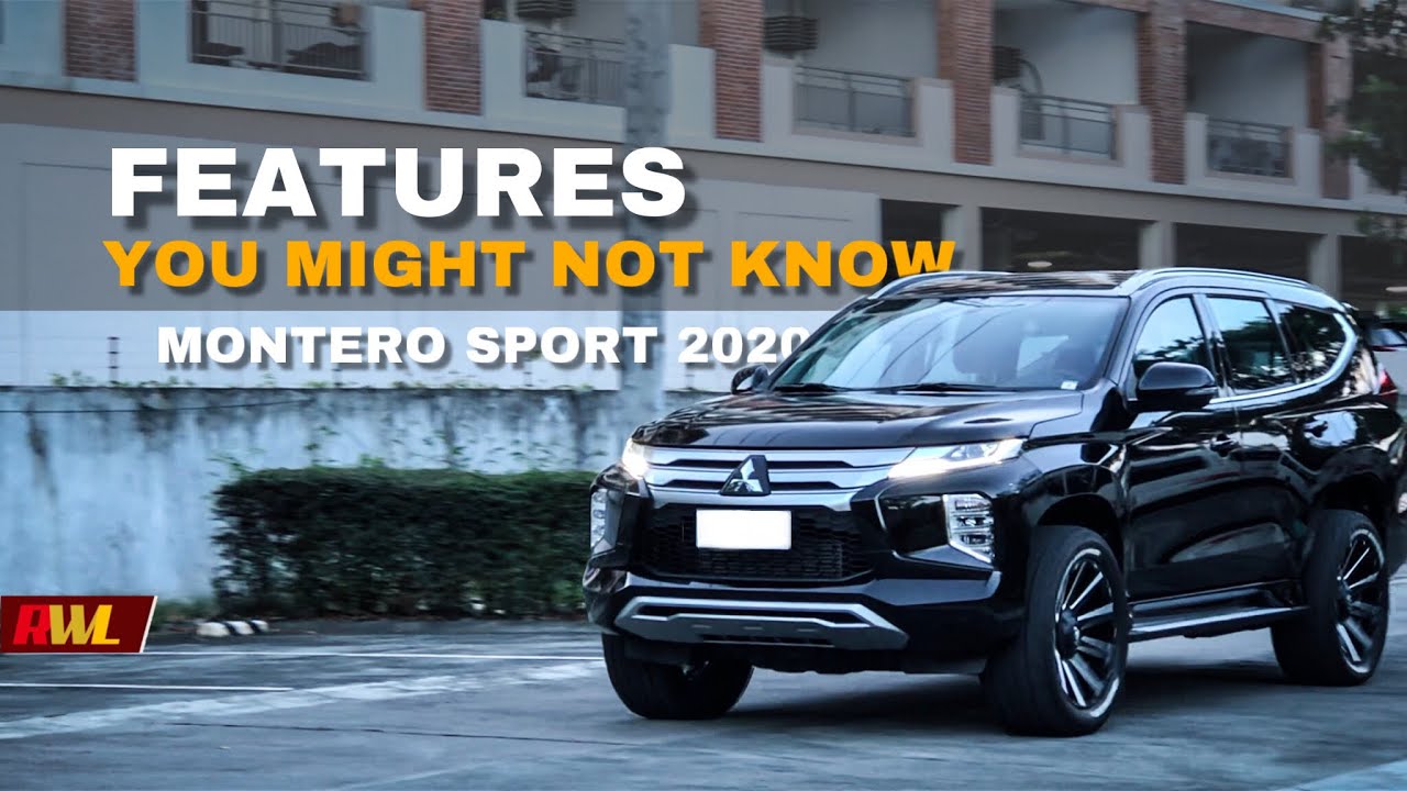 Features you might not know about the Montero Sport 2020